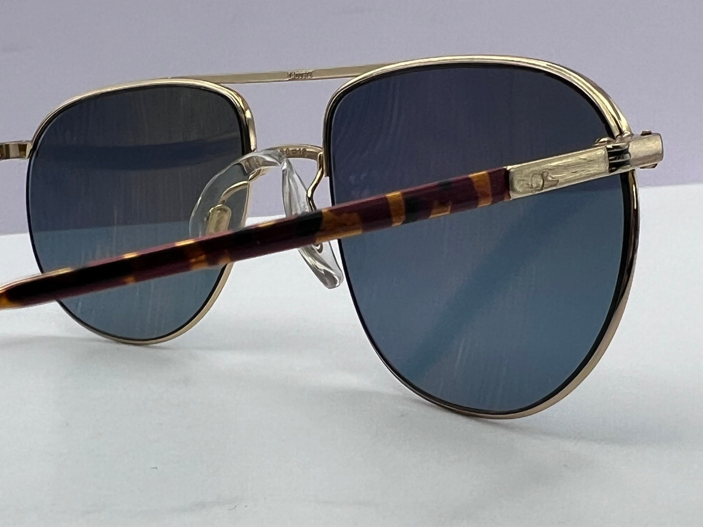 Vintage 1990s Lacoste Sunglasses Mod. 764F Made in France-Tinted Glass Mirrored Lenses