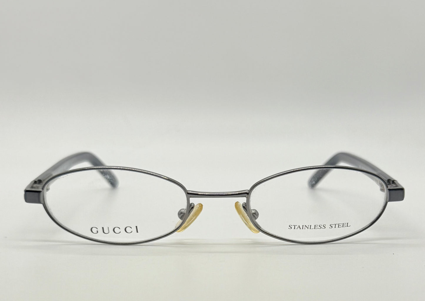 Gucci GG 2679 RV3 Stainless Steel Oval Frames-Vintage Unworn-Italy