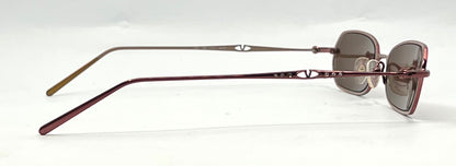 Valentino 5327 OJV2 Y2K Vintage Sunglasses-New Solid Brown Custom Lenses