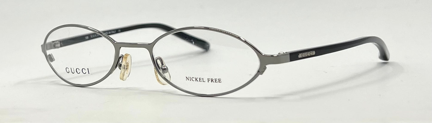 Gucci GG 1668 B36 Oval Optical Frames-Y2K VINTAGE-Unworn-Italy-49mm