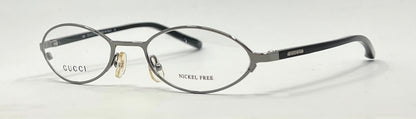 Gucci GG 1668 B36 Oval Optical Frames-Y2K VINTAGE-Unworn-Italy-49mm