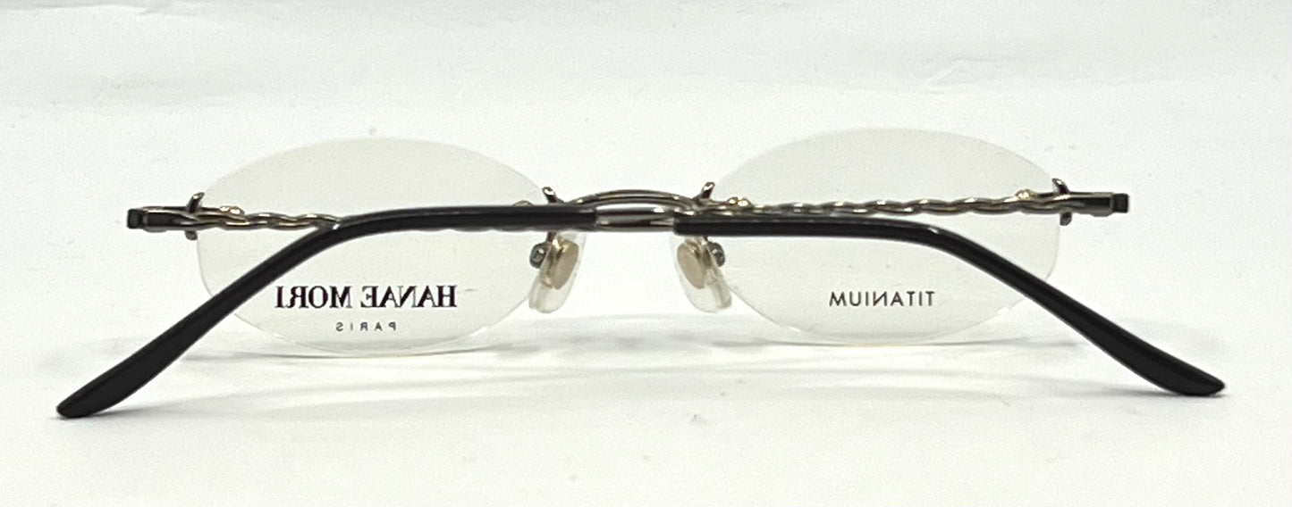 Hanae Mori Paris HP7305 Y2K Minimalist Rimless Titanium Glasses Japan Unworn