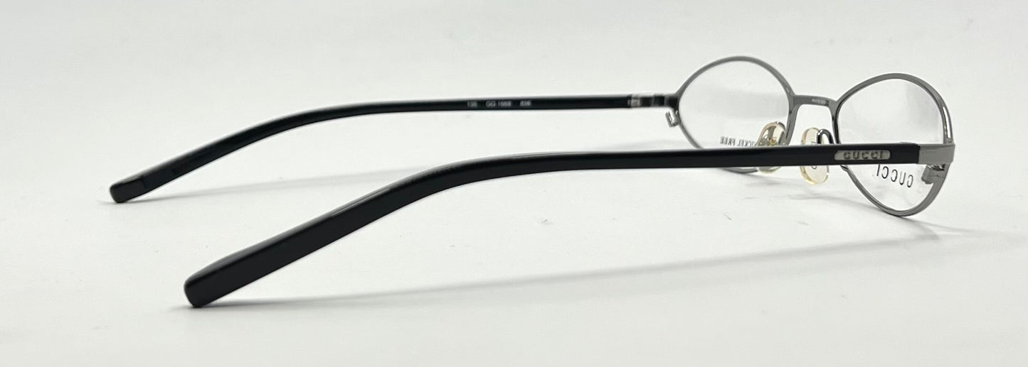 Gucci GG 1668 B36 Oval Optical Frames-Y2K VINTAGE-Unworn-Italy-49mm