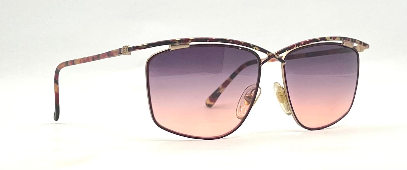 Laura Biagiotti V662 EK1 VINTAGE Sunglasses-New Custom Gradient Lenses
