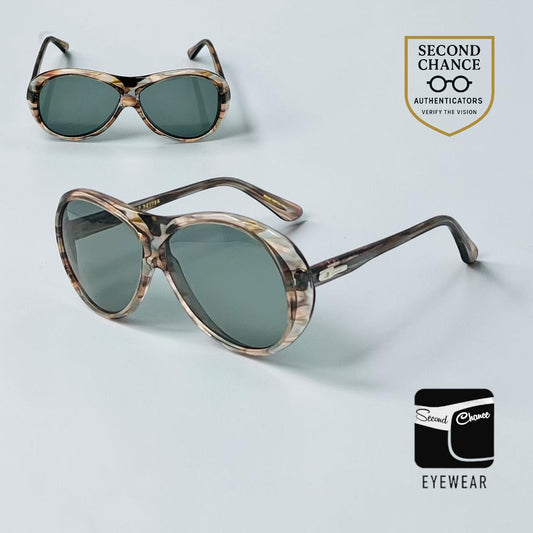 Coronet Opti “Jet Setter”Vintage Sunglasses-New Solid Tinted Custom Lenses