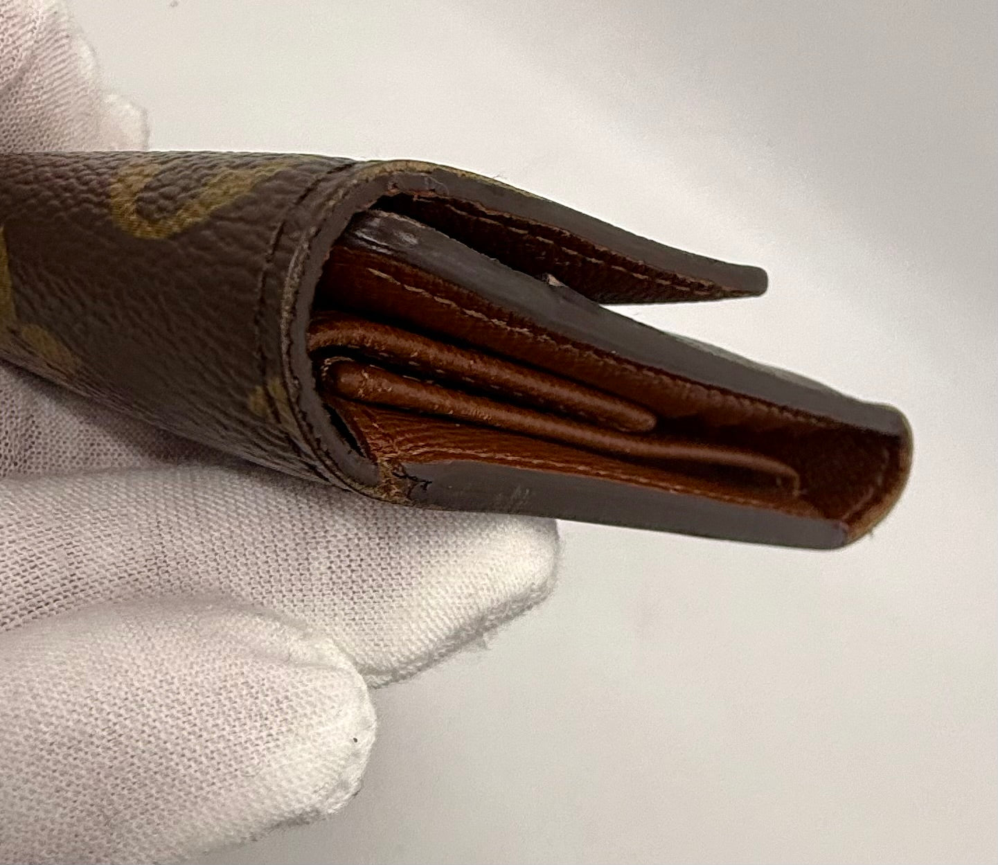 Louis Vuitton Vintage Monogram Long Wallet Clutch Brown-Authentic-France