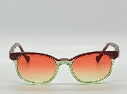 Etnia Barcelona SAN SEBASTIAN BXGR w/New Red/Green Custom Gradient Lenses-48mm