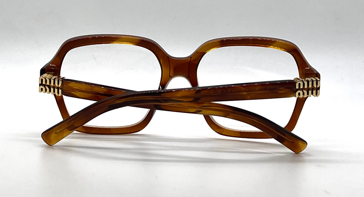 MIU MIU VMU03Y Oversized Tortoise Eyeglasses
