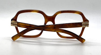 MIU MIU VMU03Y Oversized Tortoise Eyeglasses