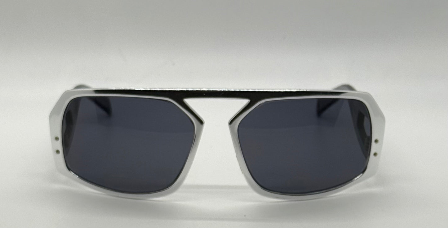 Black Watch Cool-Ray 400 VINTAGE Chrome Shield Sunglasses-DEADSTOCK/UNWORN-RARE