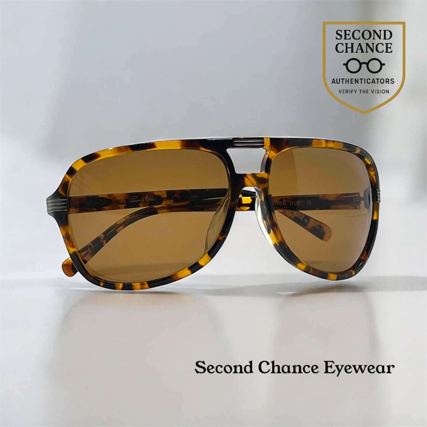 BLINDE by Richard Wilson “SHELL OUT” TT Japan Oversized Aviator Sunglasses