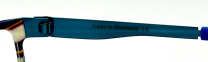 Robert K Eye Society Pepe 55-18-145 Blue Optical Frame Made in Germany