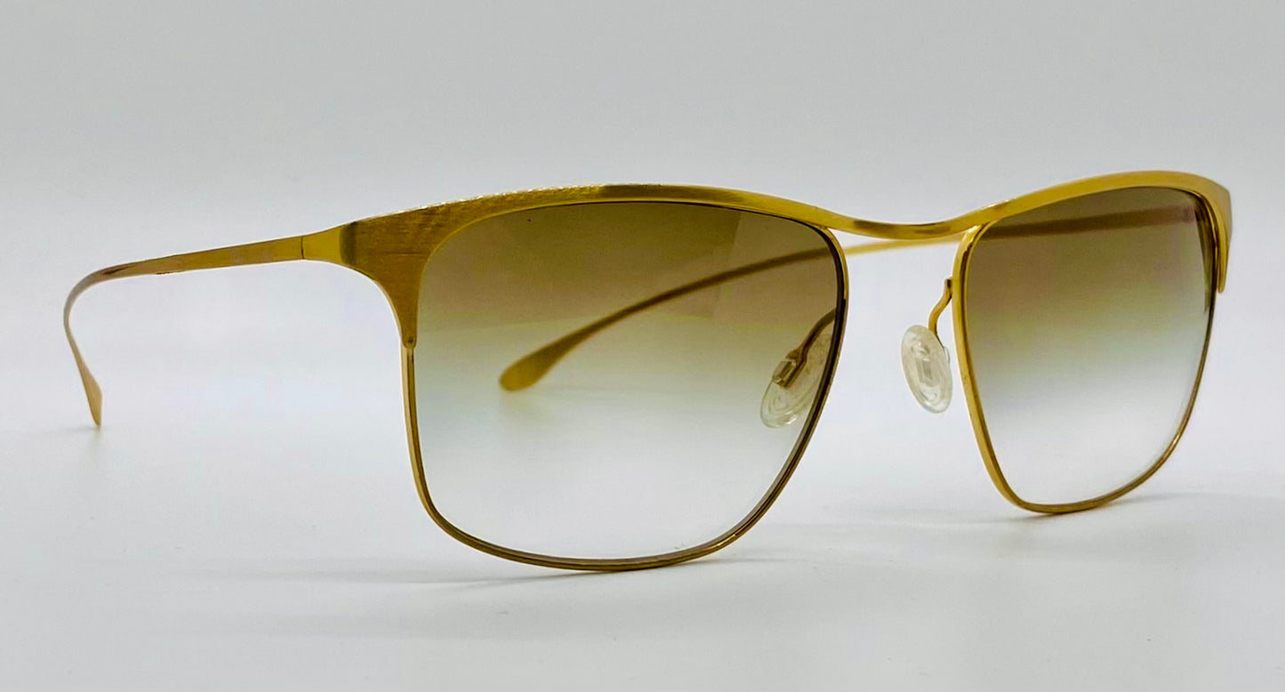 PAUL SMITH PM4068S 5103-6U “LANYON” Brushed Gold Frame Sunglasses-New/Y2k Vintage-55mm