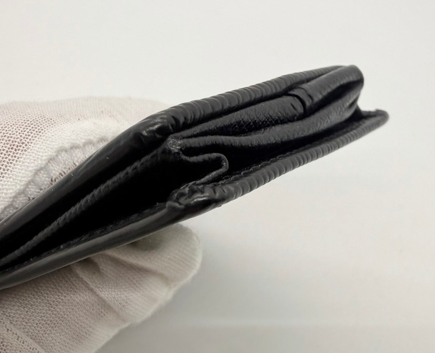 Louis Vuitton Vintage Black Epi Leather Snap Coin Purse-France