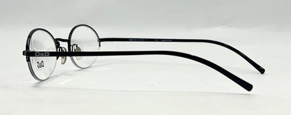 D&G Dolce & Gabbana 5058 01 m-Semi Rimless Oval Glasses Frame-UNWORN 47-21 135