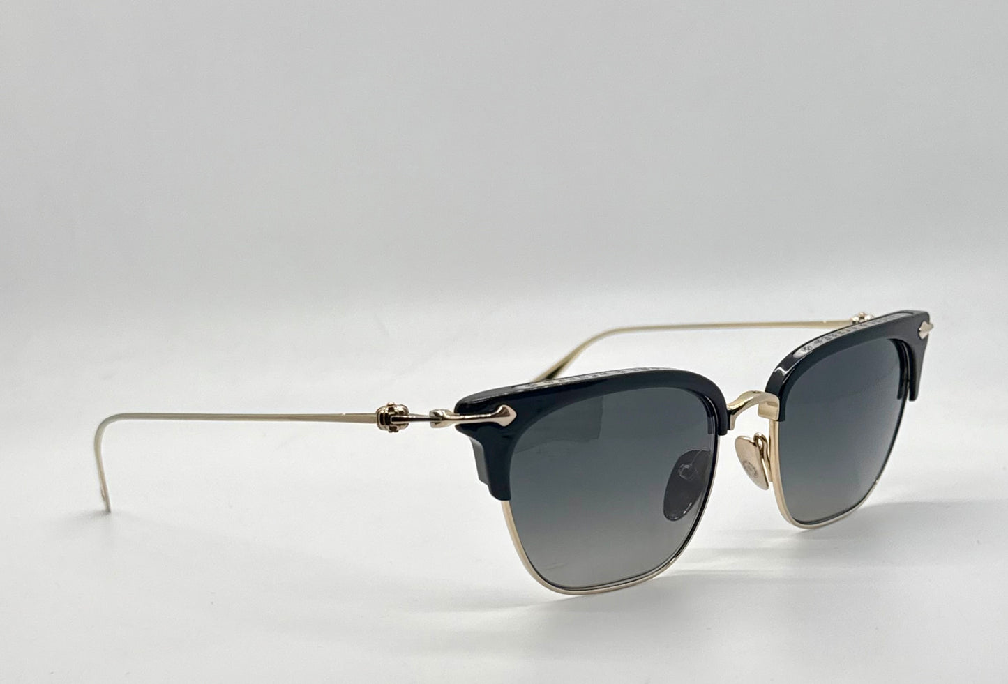Chrome Hearts SLUNTRADICTION - Gold Sunglasses Zeiss Lenses Japan Authentic