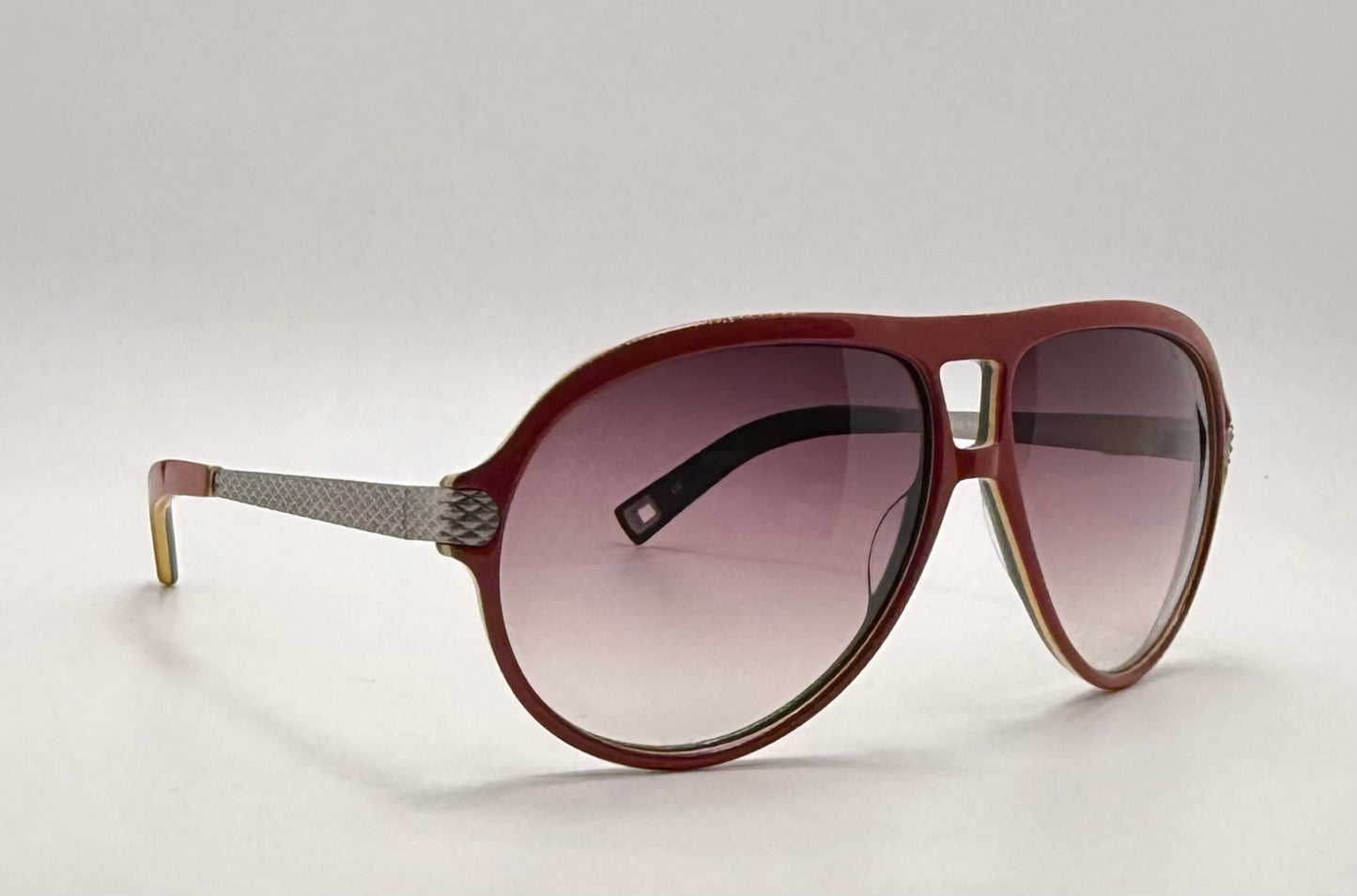 Mosley Tribes “HAYES”-MT6024-S 1144/13 Red Aviator Sunglasses– Full Kit-Discontinued