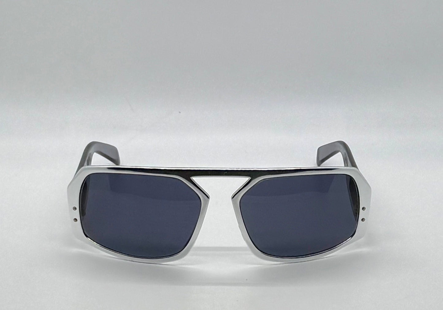 Black Watch Cool-Ray 400 VINTAGE Chrome Shield Sunglasses-DEADSTOCK/UNWORN-RARE