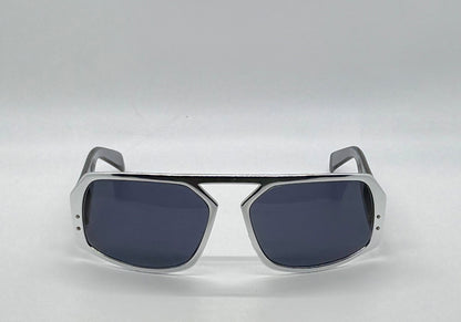 Black Watch Cool-Ray 400 VINTAGE Chrome Shield Sunglasses-DEADSTOCK/UNWORN-RARE