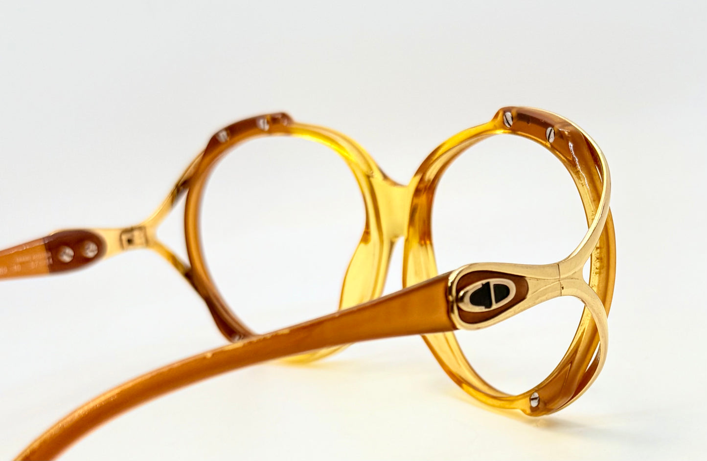 Christian Dior 2189 10 Amber Gold Vintage Deadstock Frame – Customizable or RX