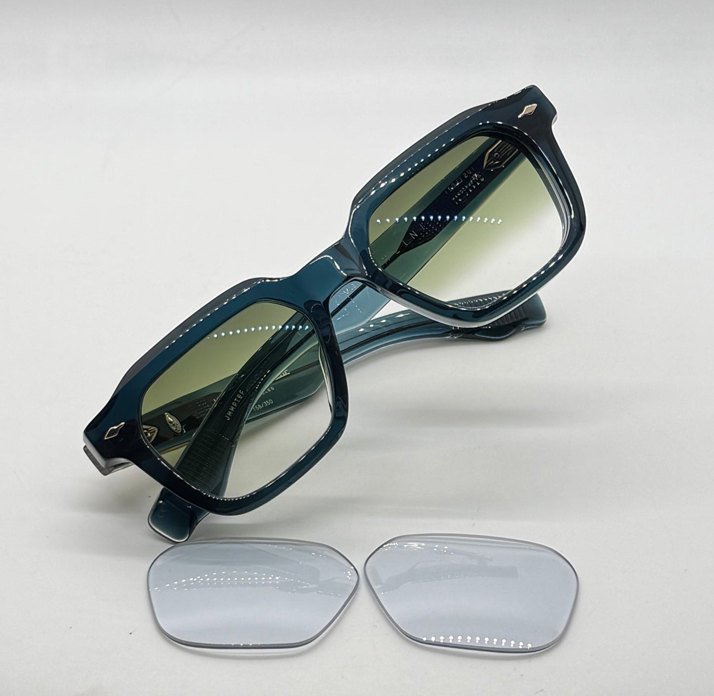 Jacques Marie Mage TOMLIN INDIGO Sunglasses-New Custom Lenses-Unworn-Full Kit