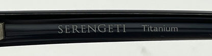 Serengeti San Remo 7608 Titanium PEI Sunglasses Unworn-Full Kit-Made in Japan
