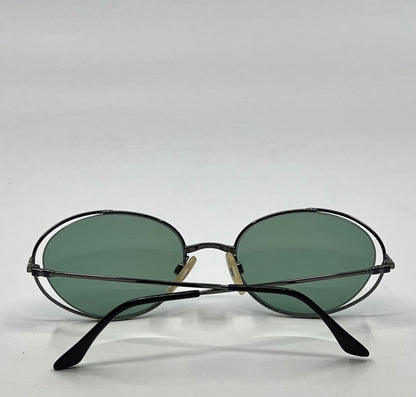 Vintage Yves Saint Laurent 4163 Sunglasses w/New Solid Green Custom Tinted Lenses-Unworn