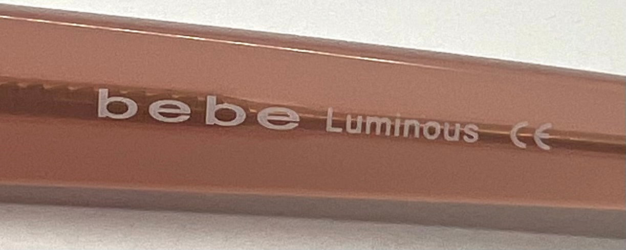 bebe Luminous Pink Optical Frames 51-15-135 Deadstock Unworn Y2K