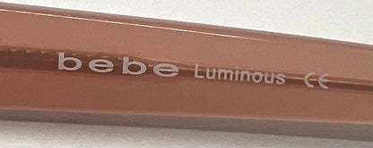 bebe Luminous Pink Optical Frames 51-15-135 Deadstock Unworn Y2K
