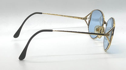 Giorgio Armani 206 703 Vintage Sunglasses-New Sky Blue Custom Lens-Unworn/Italy