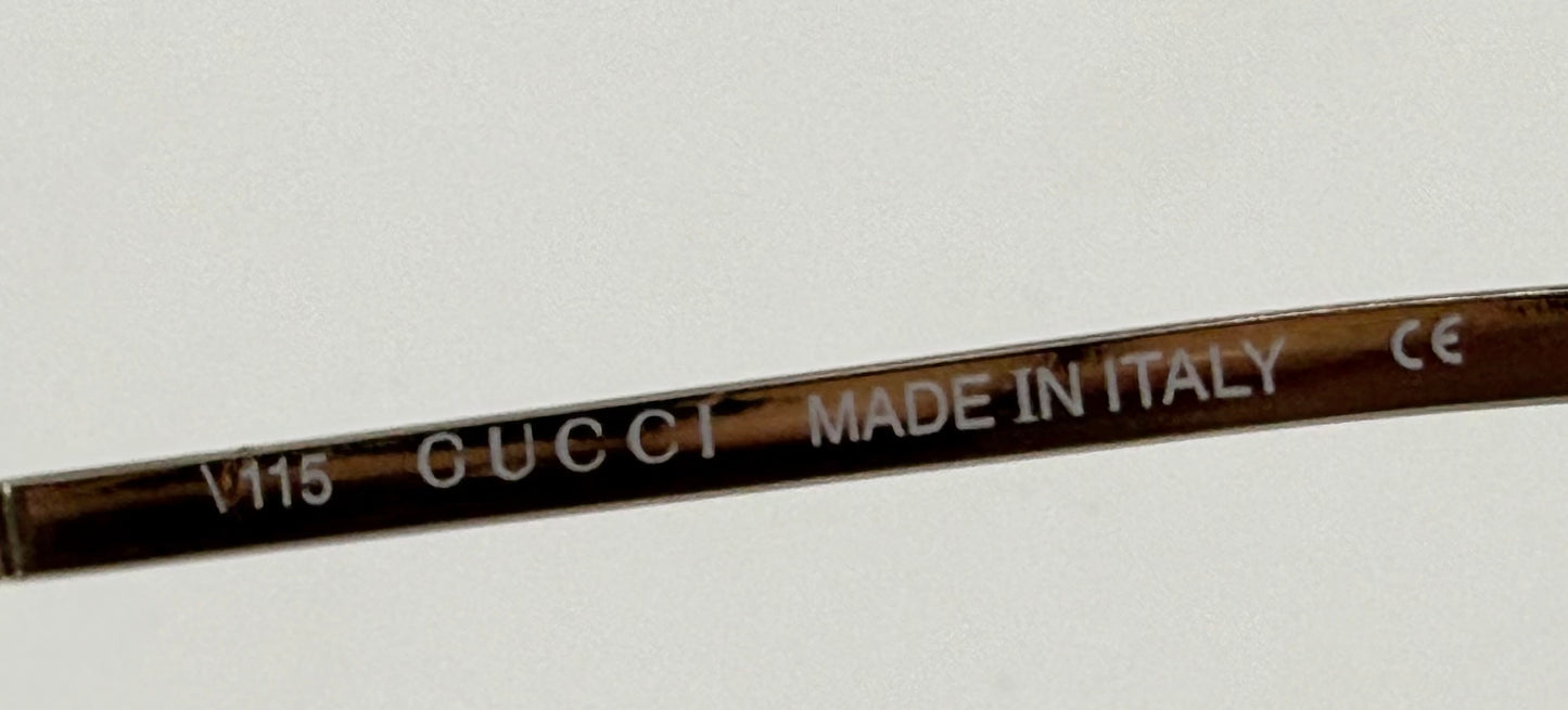 Gucci GG 2681/S 115 Rimless Shield Sunglasses Y2K Vintage/Unworn-Case