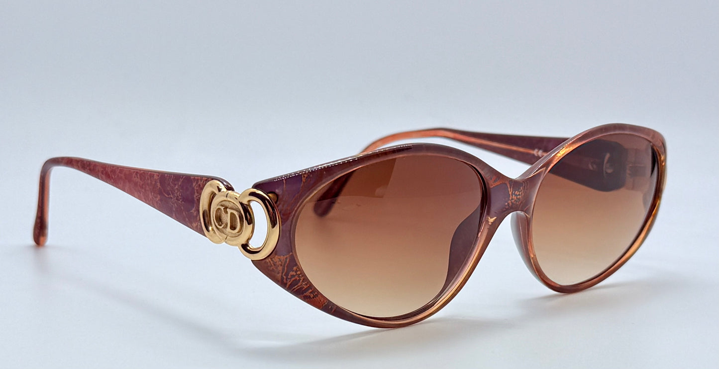 Vintage Christian Dior 2851 80 Sunglasses w/New, Custom Toffee Gradient Berko’s Designs Lenses