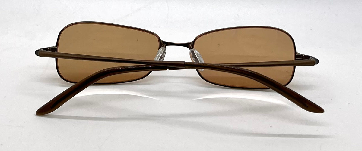 Prada VPR 72C-Y2K Bronze Sunglasses-New Solid Amber Custom Lenses-Italy