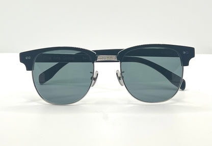 Vintage DEADSTOCK Fine Arts Optical Clubmaster Sunglasses – San Francisco – Custom Solid Grey Lenses