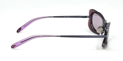 HIERO PV239 Y2K Titanium Japan Sculpted Oval Sunglasses Deadstock