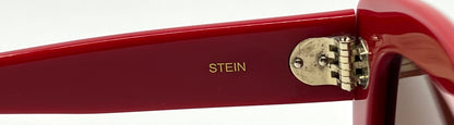 Guise By Benjamin Eyewear Stein Sunglasses – Glossy Red Acetate-Nos|Unworn