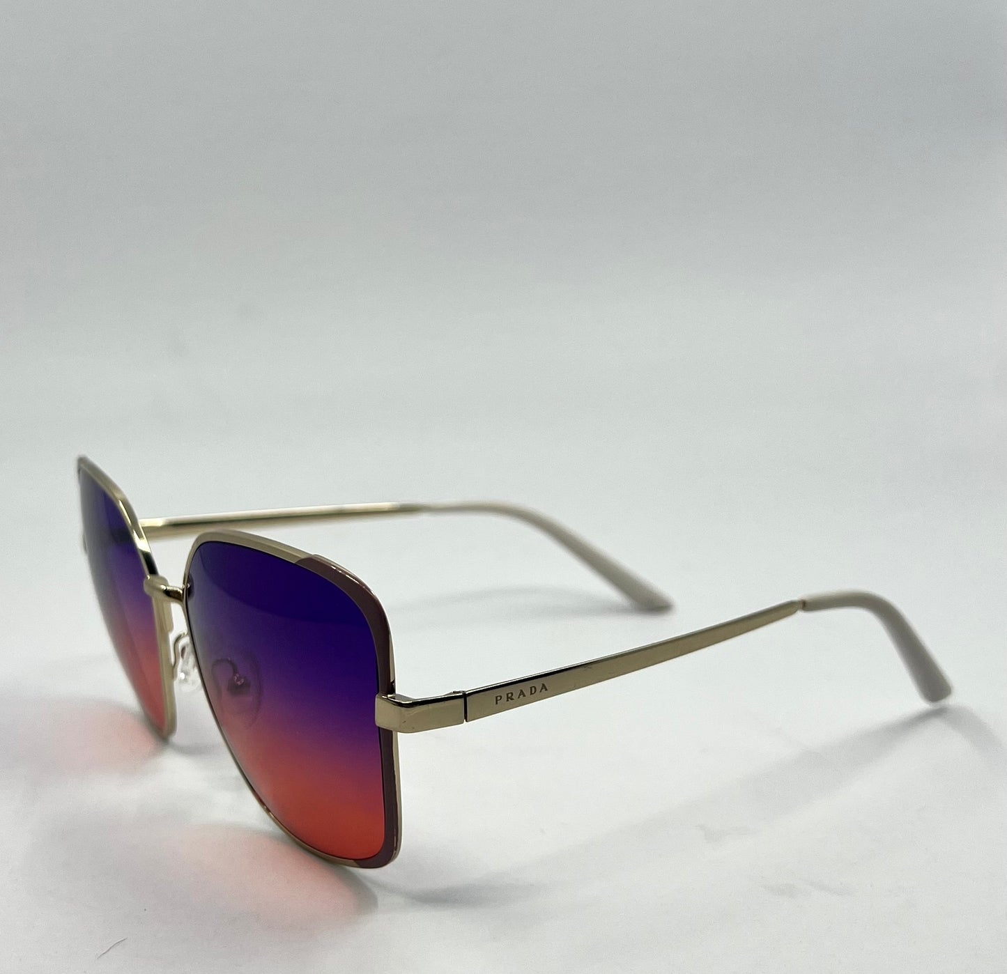 Prada SPR 60X Sunglasses  w/New Gradient Tinted Custom Lenses-Italy-59mm