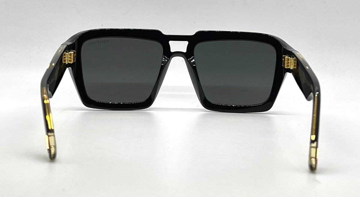 Tom Ford TF1202 01A ICON Sunglasses-Zeiss Lenses – Full Kit-56mm-New/Unworn