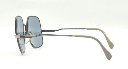 Neostyle-Vintage Oversized Square Sunglasses-New Solis Blue Custom Lenses-Germany