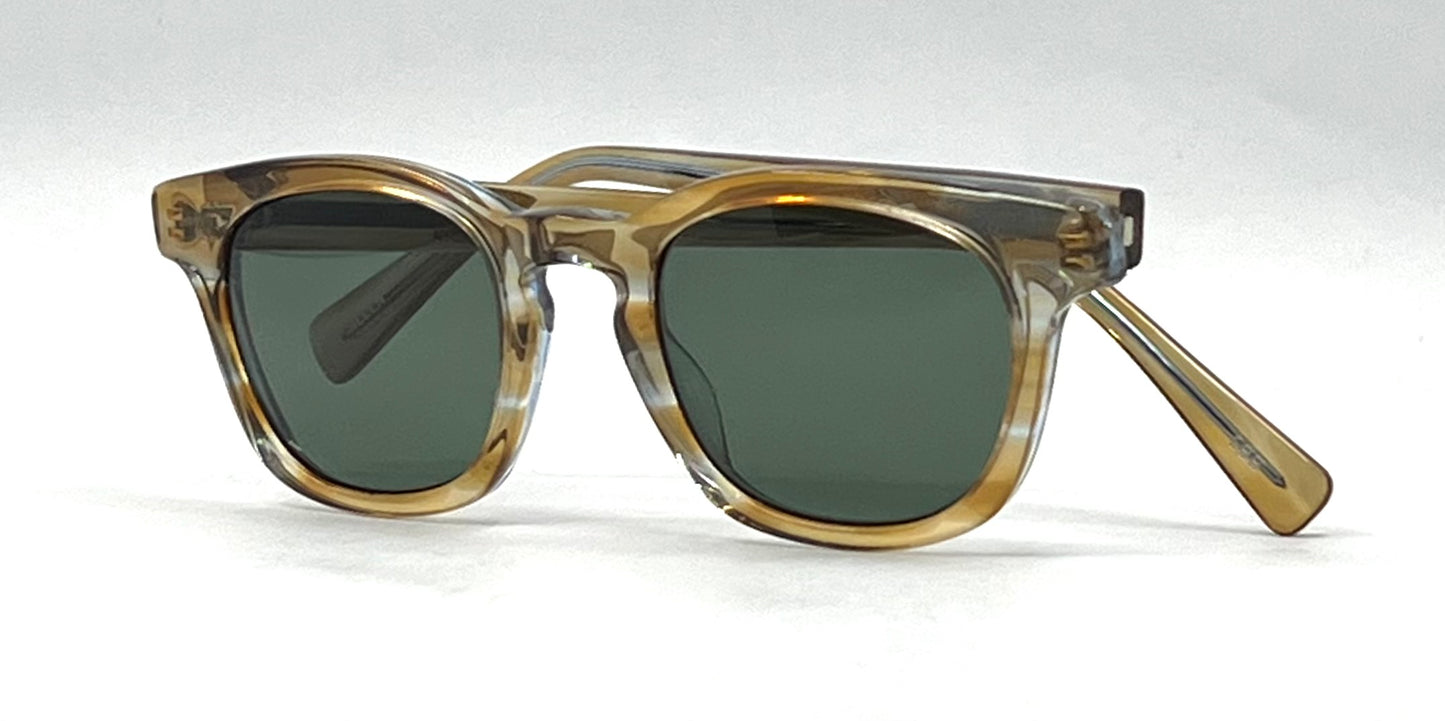 KALA Eyewear Allen LB-B Handmade USA-New Green Custom Lens-Sunglasses-Unworn