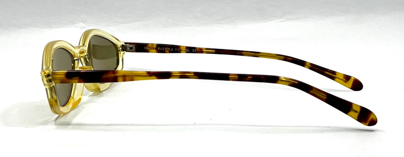 Franz Ruzicka 310 VINTAGE Oval Sunglasses-W Germany Deadstock/UNWORN-55mm