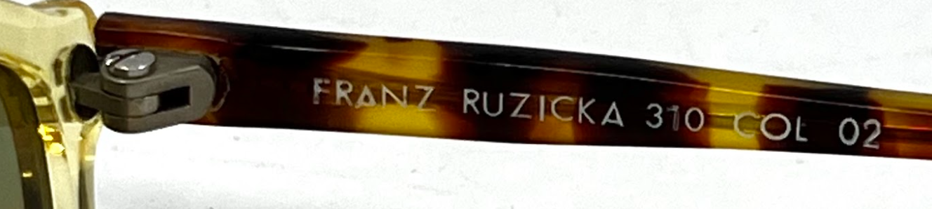 Franz Ruzicka 310 VINTAGE Oval Sunglasses-W Germany Deadstock/UNWORN-55mm