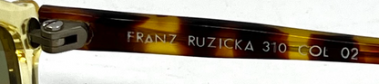 Franz Ruzicka 310 VINTAGE Oval Sunglasses-W Germany Deadstock/UNWORN-55mm