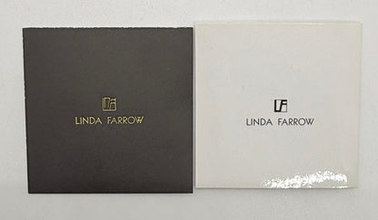 Linda Farrow Luxe LFL/1/6 Grey Gold Oversized Sunglasses Japan Deadstock Kit