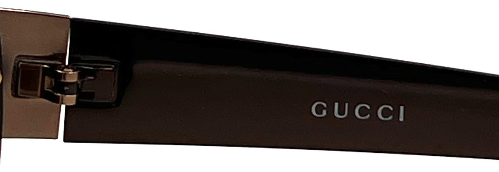Vintage Gucci GG 1725/S Sunglasses Brown Shield 6N8 74-08 115 Made in Italy