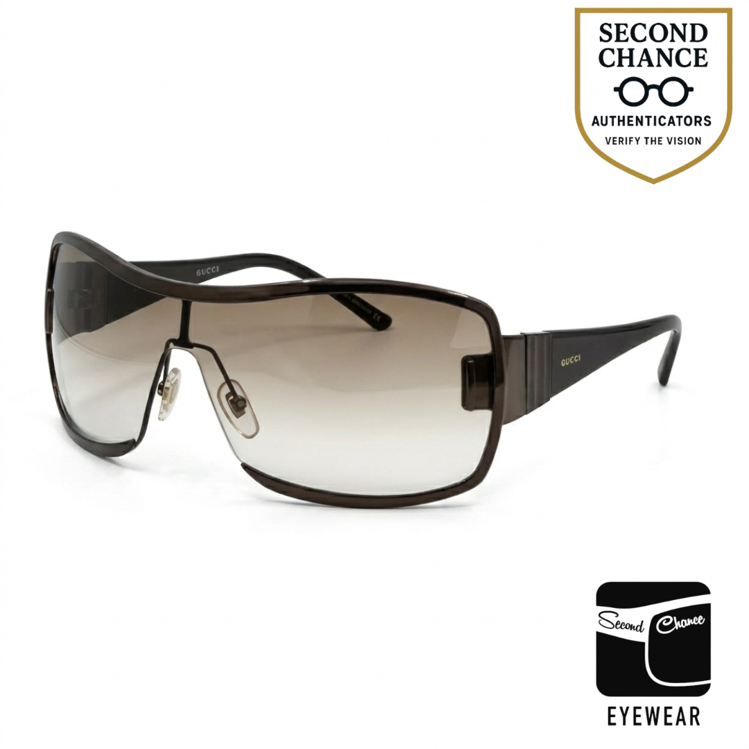 Gucci GG1822/S BKXDL Shield Sunglasses-Y2K Unworn-Full Kit