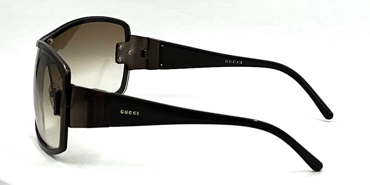 Gucci GG1822/S BKXDL Shield Sunglasses-Y2K Unworn-Full Kit