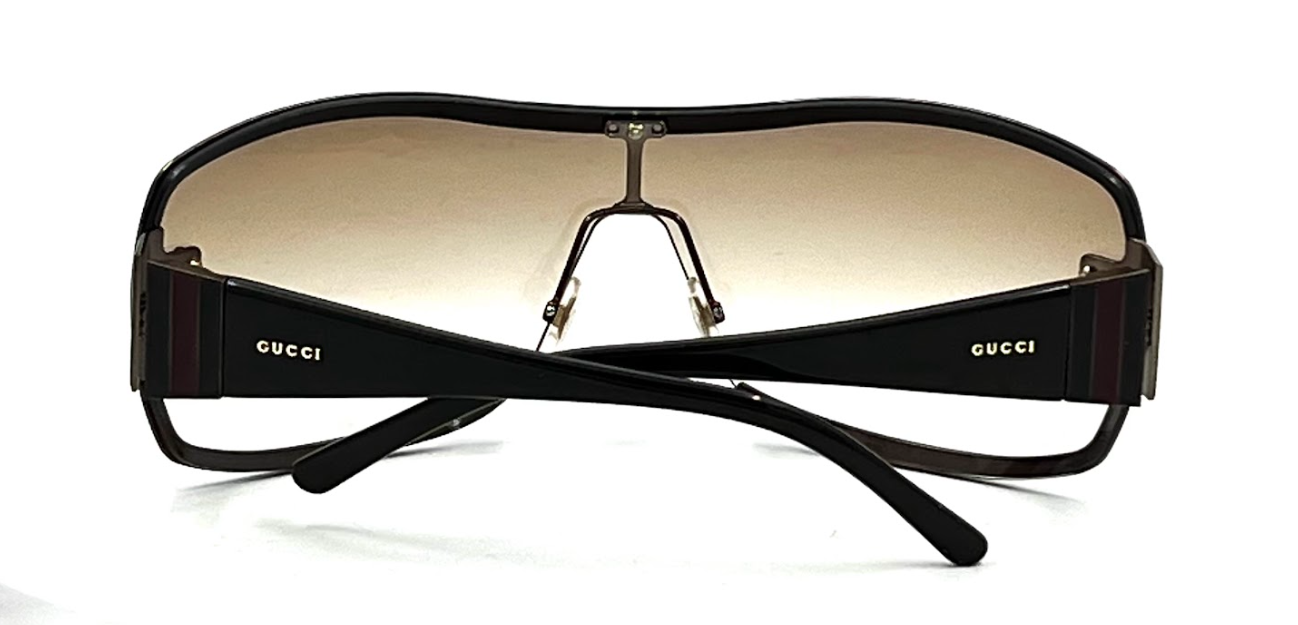 Gucci GG1822/S BKXDL Shield Sunglasses-Y2K Unworn-Full Kit