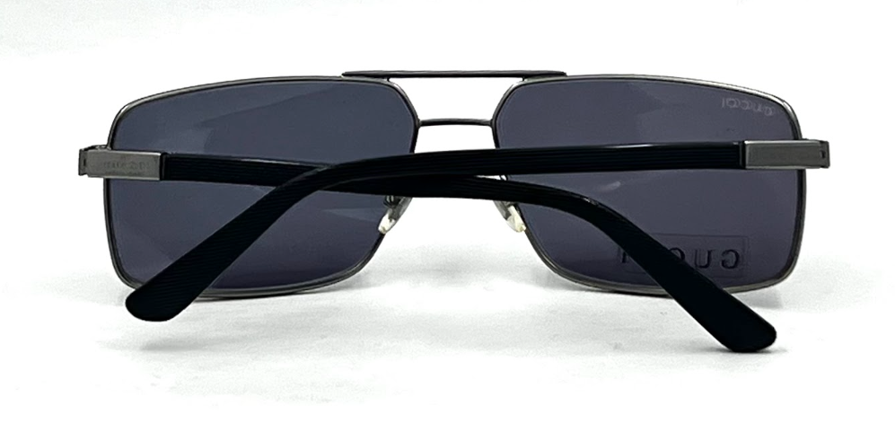 Vintage Gucci GG 1950/S Sunglasses Silver Grey OQ772 60-15-135 Made in Italy