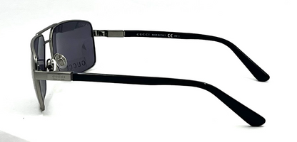 Vintage Gucci GG 1950/S Sunglasses Silver Grey OQ772 60-15-135 Made in Italy